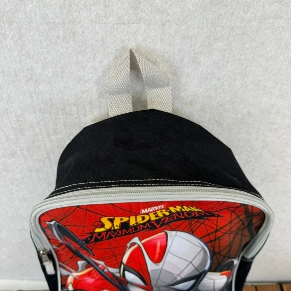 Marvel Spider-Man Maximum Venom Kindergarten Backpack Black Red Kids School Bag
